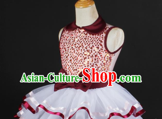 Children Girls Ballet Dance Skirt Pettiskirt Performance Costume Stage Costume