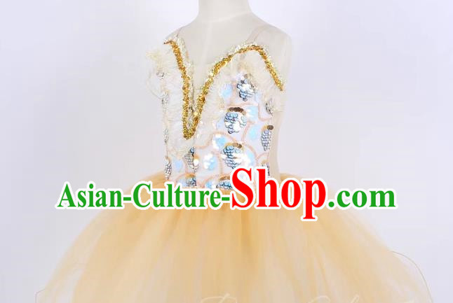 Children Girl Gauze Skirt Tutu Skirt Ballet Dance Dress Costume Stage Costume