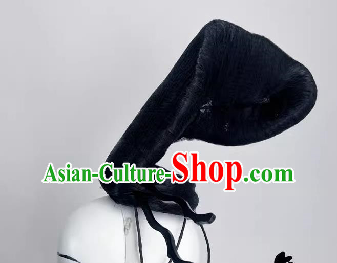 Chinese Classical Dance Wig Hair Decoration Art Examination Performance Ancient Style Headdress Wig Hair Bun
