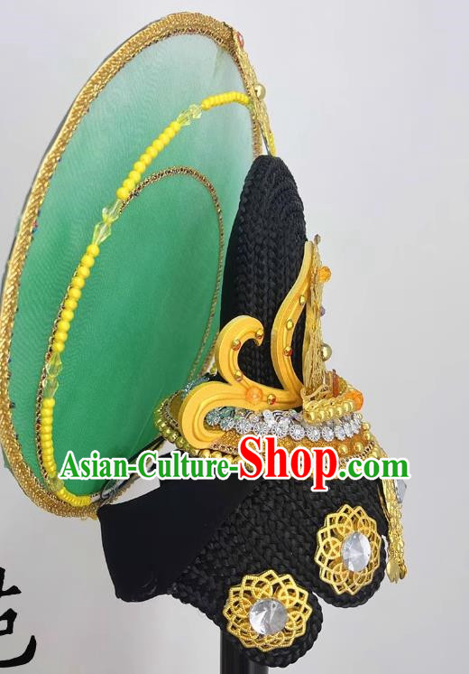 Chinese Classical Dance Dunhuang Dance Headdress Kaling Pinga Flying Performance Performance Headdress Retro Buddha Aperture Hair Ornament