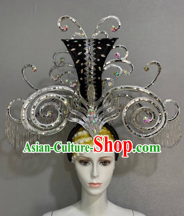 Chinese Style Classical Dance Opening Dance Performance Costume Headdress Dance Team Samba Costume Carnival Halloween