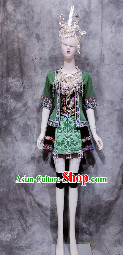 Dong Nationality Stage Performance Costumes Dongpa Dance Performance Costumes Ethnic Minorities March 3