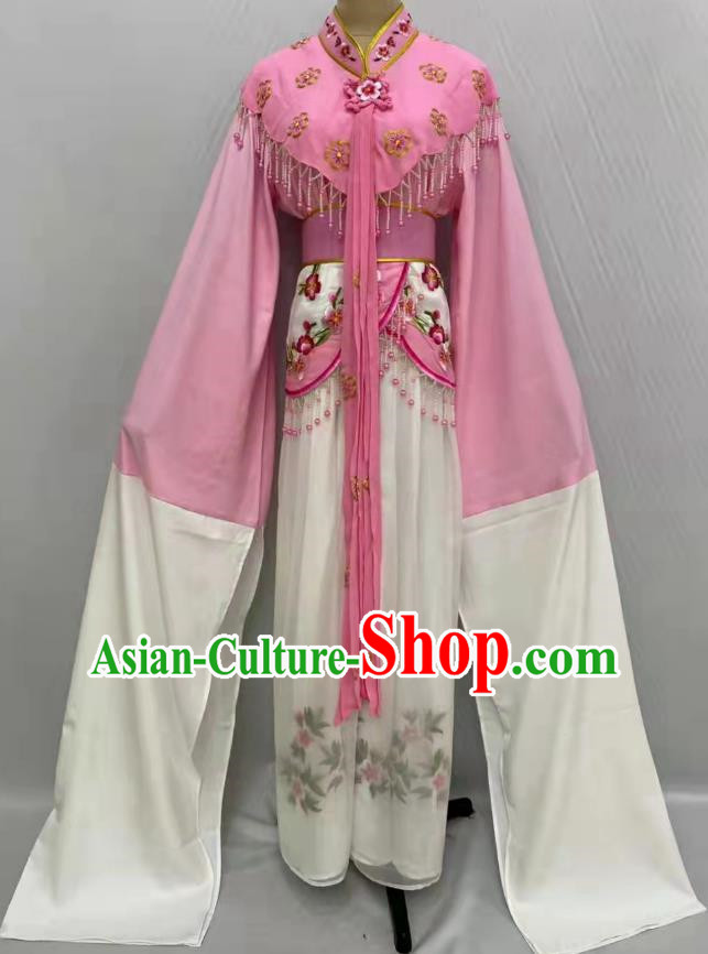 Pink Lin Sister Huadan Clothing Daiyu Fang Yafen Version of Dream of Red Mansions New Huadan Yue Opera Costume Huangmei Play Water Sleeves