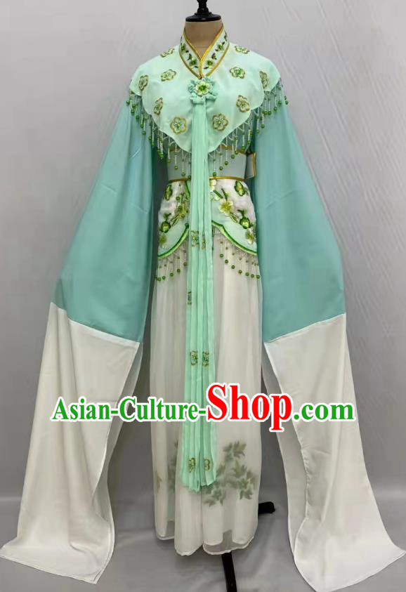 Green Lin Sister Huadan Clothing Daiyu Fang Yafen Version of Dream of Red Mansions New Huadan Yue Opera Costume Huangmei Play Water Sleeves