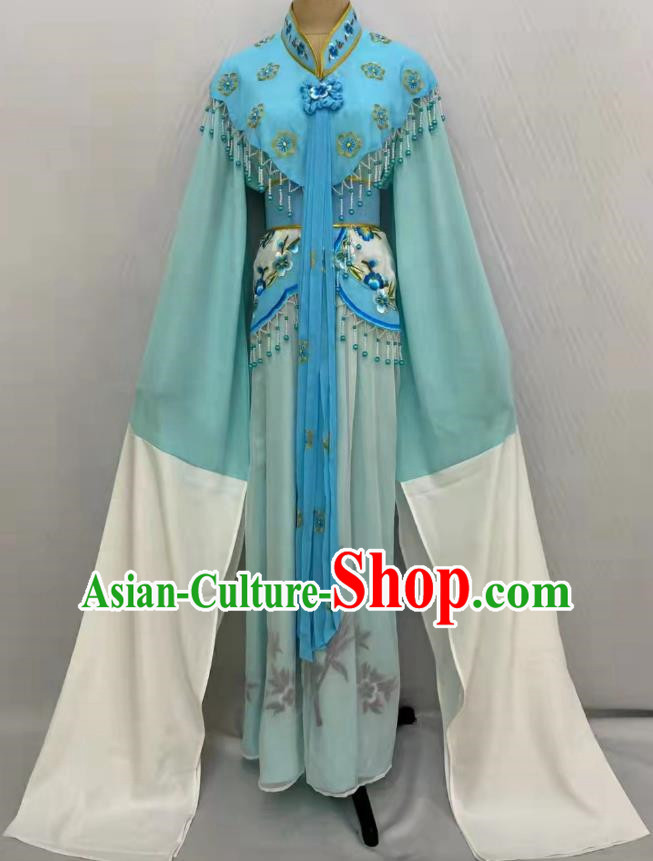 Blue Lin Sister Huadan Clothing Daiyu Fang Yafen Version of Dream of Red Mansions New Huadan Yue Opera Costume Huangmei Play Water Sleeves