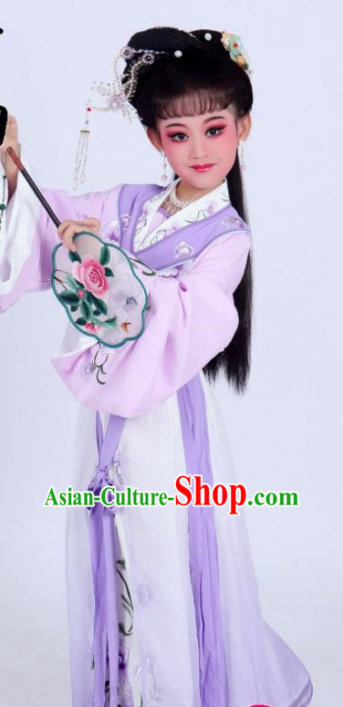 Huadan Clothing Red Silk Wrong Pomegranate Flower Pomegranate Moon Costume Performance Children Yue Opera Costumes