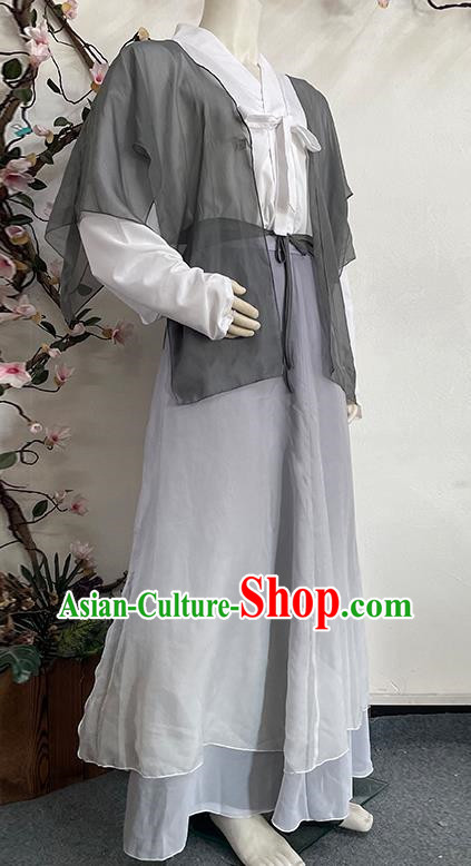 Korean Dance Clothing Men Solo Dance Folk Dance Practice Art Test Performance Clothing