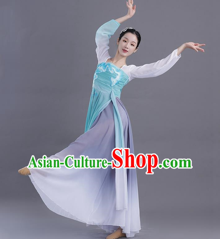 China Classical Dance Yaxu Female Group Dance Performance Clothing Elegant Self Cultivation Art Examination Performance Clothing