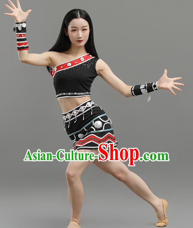 Ethnic Minority Performance Clothing Wa Dance Clothing Solo Dance Art Examination Clothing Female Self Cultivation Performance Clothing