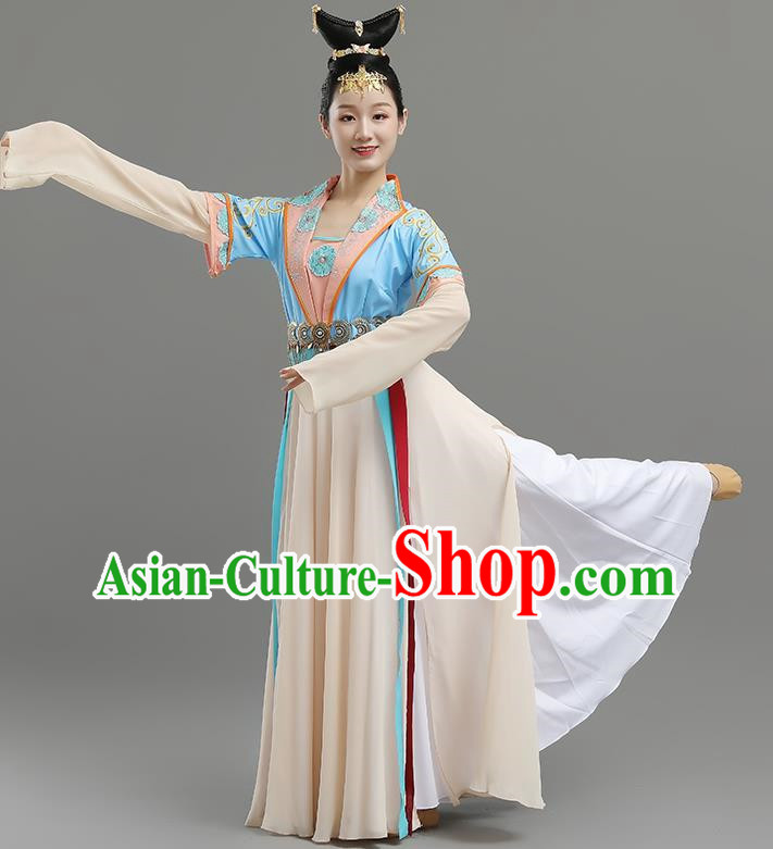 Dance Competition Art Examination Dance Feast Performance Costumes Han and Tang Dynasty Dress Dance Elegant Large Skirt Performance Costumes
