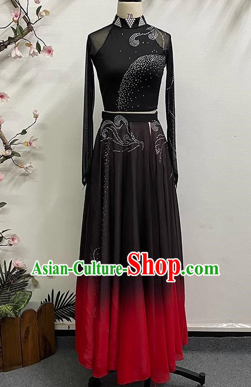 Female Huayao Dai Dance Costume Peacock Dance Big Swing Practice Skirt Practice Clothes Solo Dance Performance