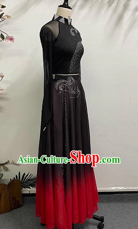 Female Huayao Dai Dance Costume Peacock Dance Big Swing Practice Skirt Practice Clothes Solo Dance Performance