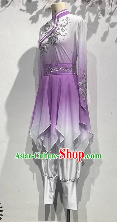 China Mongolian Dance Costume Performance Women National Wind Dance Costume Art Test Short Section Irregular Skirt Performance Costume
