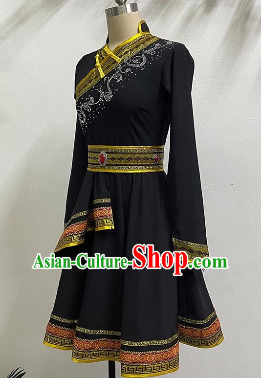 China Mongolian Costumes National Wind Practice Short Section China Mongolian Dance Art Examination Performance Costumes