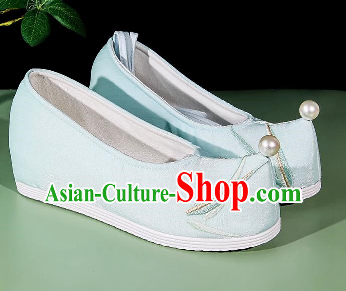 Hanfu Shoes Women Ancient Style Cloth Shoes Soft Sole Ancient Costume Shoes With Cheongsam
