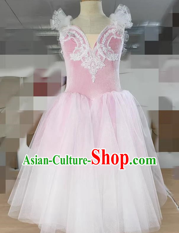 Children Swan Lake Ballet Costumes Girls Fluffy Gauze Skirt TUTU Skirt New Little Swan Dance Costumes