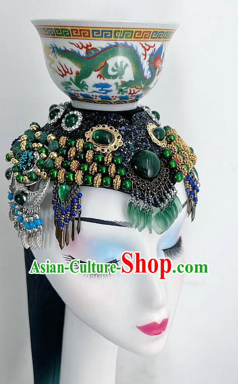 Mongolian Hat Hometown Mellow Dance Performance Props Top Bowl Dance Headdress Ladies Children Jewelry Hair Accessories