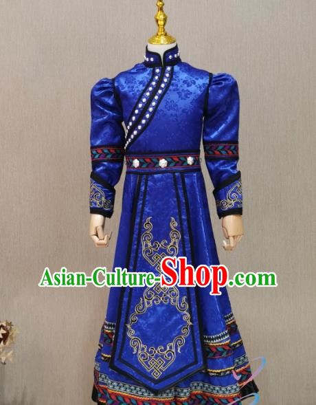 Baolan Children Mongolian Dance Performance Costume Happy Sunshine Girls Solo Mongolian Costume Dress