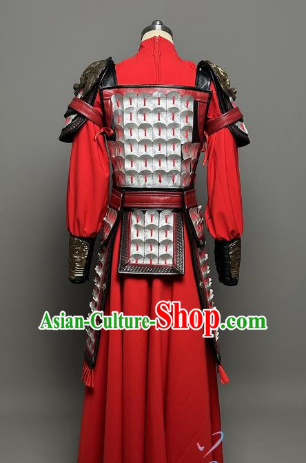 Film and Television Costume Adult Armor General Soldier Hua Mulan Same Costume Armor Costume