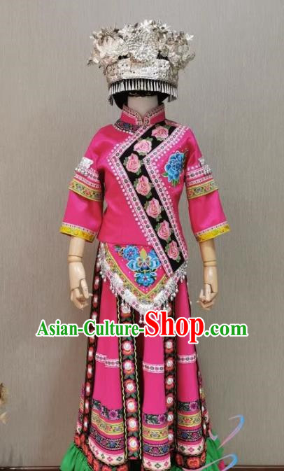 Solo Performance Costumes For Girls and Boys of Miao and Zhuang Minorities