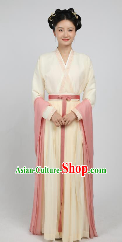 China Romantic TV Series New Life Begins Yu Ping Clothing Ancient Song Dynasty Maid Lady Costumes