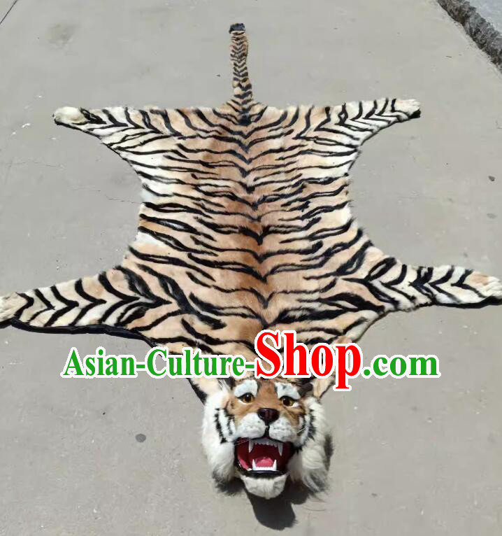 Handmade Artificial Fur Rug Top Tiger Carpet