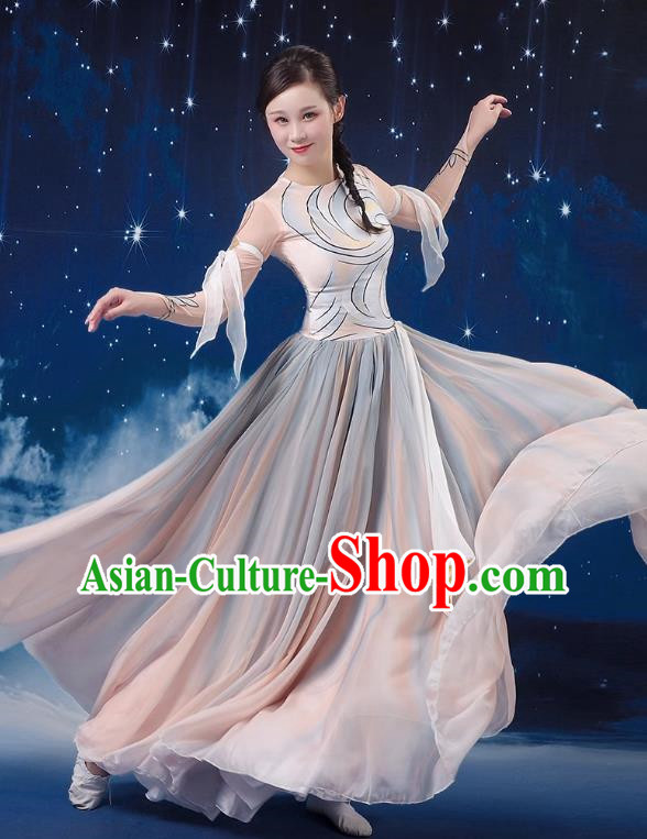 Classical Dance Performance Costume Female Chinese Style Art Examination Chorus Dance Costume Modern Opening Dance Big Swing Skirt