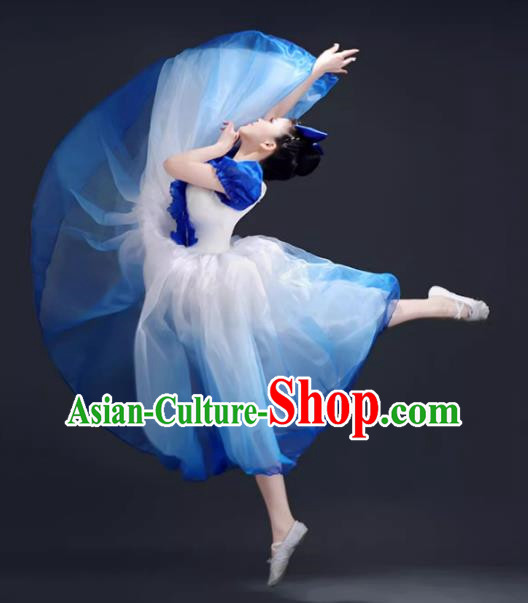 Opening Dance Large Swing Skirt Dance Costume Performance Clothing Chorus Clothing Female Adult Singing and Dancing Modern Stage Dress