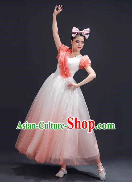 Opening Dance Large Swing Skirt Performance Clothing Female Chorus Clothing Modern Dance Song Accompaniment Dance Costume Classical Dance Performance Clothing