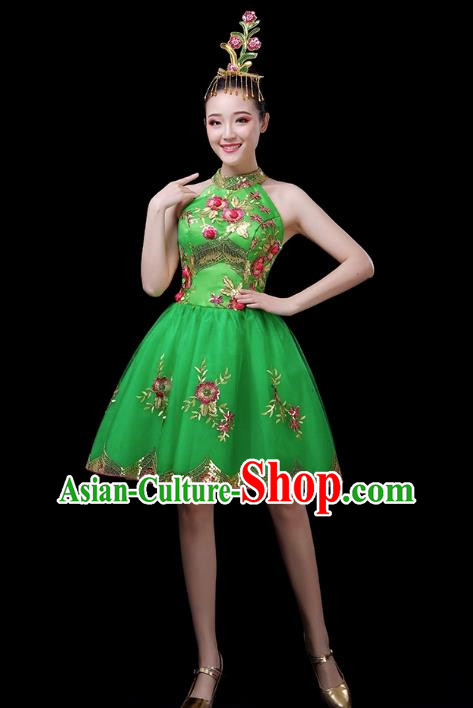 Classical Dance Costumes Opening Dance Skirt Modern Dance Costumes Women Square Dance Dress Folk Music Performance Costumes