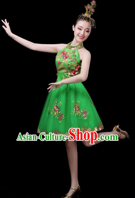 Classical Dance Costumes Opening Dance Skirt Modern Dance Costumes Women Square Dance Dress Folk Music Performance Costumes