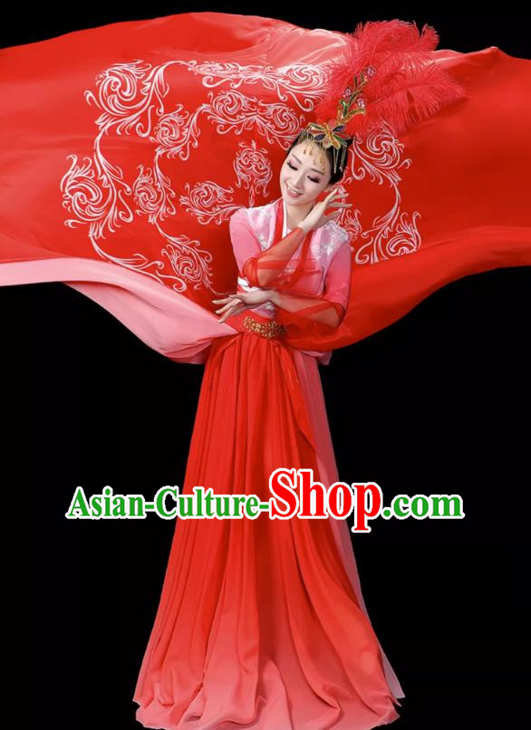 Opening Dance Large Swing Skirt Costumes Solo Chorus Costumes Host Catwalk Stage Costumes Ode To The Motherland Dance Costumes