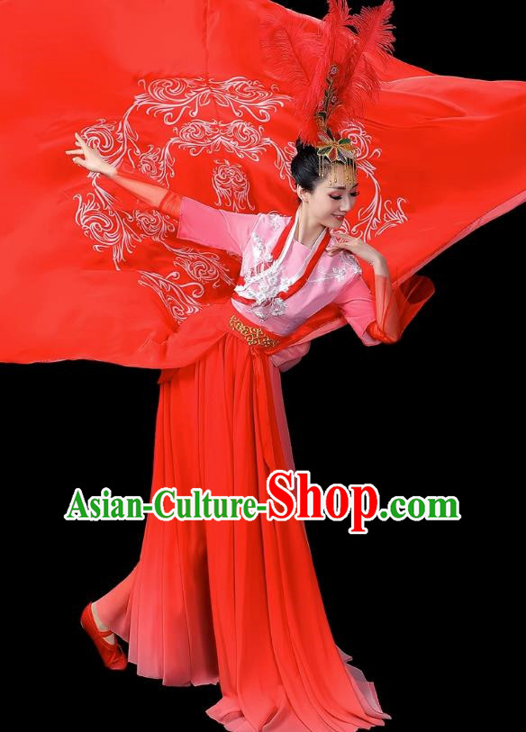 Opening Dance Large Swing Skirt Costumes Solo Chorus Costumes Host Catwalk Stage Costumes Ode To The Motherland Dance Costumes