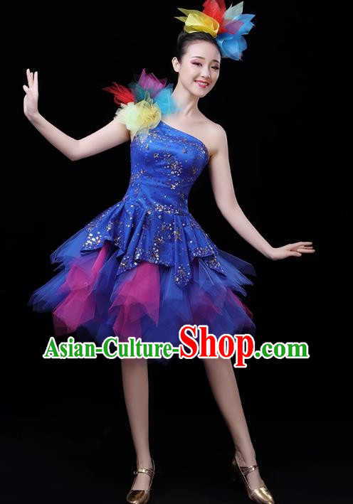 Modern Dance Graduation Costumes Performance Costumes Dance Costumes Fashion Chorus Costumes Stage Costumes Singing and Dancing Opening Dance Skirt Female