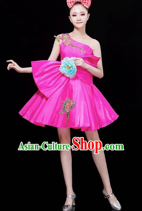 Modern Dance Costume Female Fashion Opening Dance Skirt Chorus Stage Dancer Costume