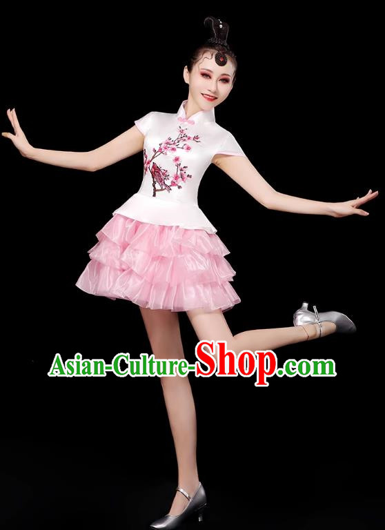 Modern Dance Costume Female Opening Dance Suit Tutu Skirt Adult Stage Dancer Skirt Square Dance Costume