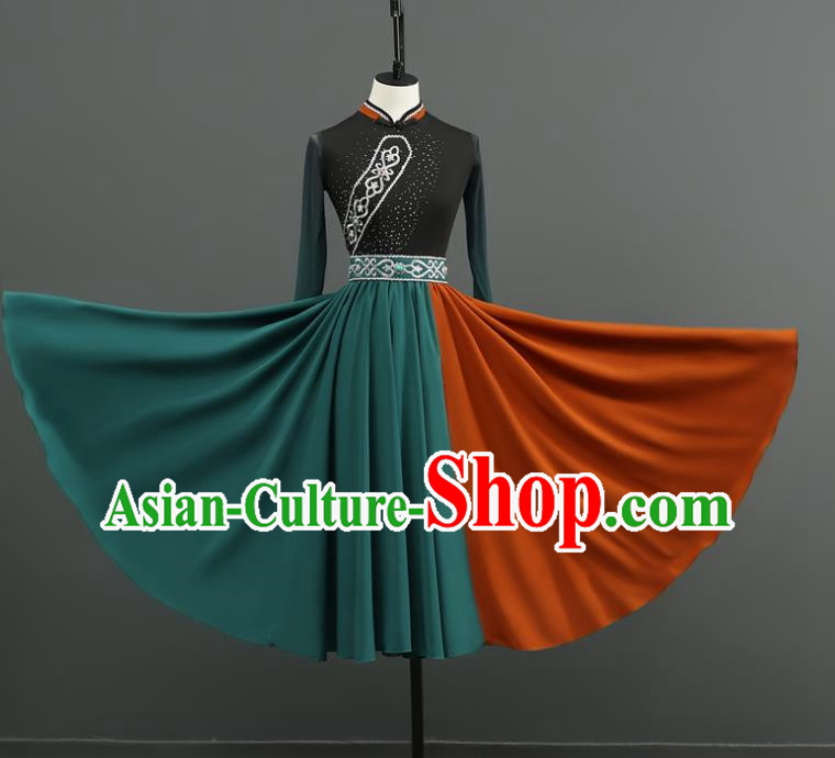 Mongolian Costumes Ethnic Style Chinese Minority Costumes Dance Mongolian Dance Clothes Women Suits