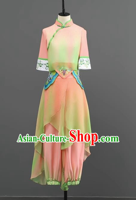 Jiaozhou Dance Clothing Women Elegant Performance Clothing Art Examination Clothing Painting Tea Leisure Lyric Repertoire Performance Clothing Ethnic Style