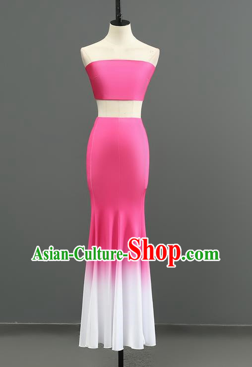 Dai Dance Performance Costumes Women Chinese Minority Gradient Performance Costumes Art Test Stage Costumes