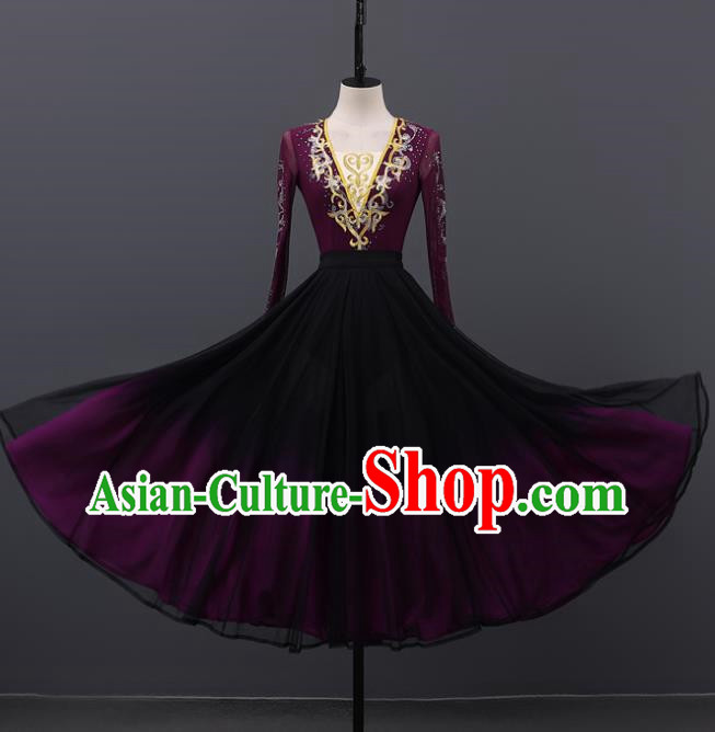 Dance Performance Clothing Female Students Art Test Practice Clothing Xinjiang Uyghur Adult Test Grading Chinese Ethnic Minorities
