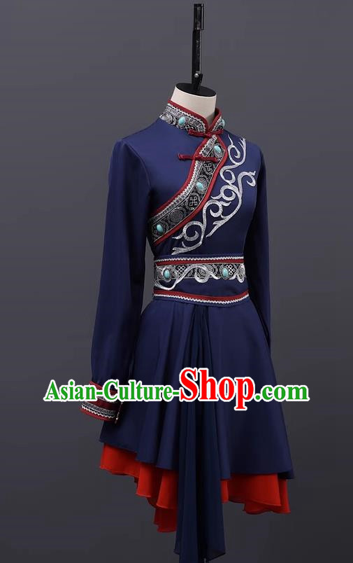 Mongolian Dance Performance Clothing Art Test New Adult Mongolian Costume Test Grading Chinese Ethnic Minorities