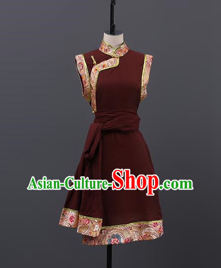 Dance Tibetan Dance Custom Costumes National Costumes Female Art Test Practice Clothes Dance Costumes