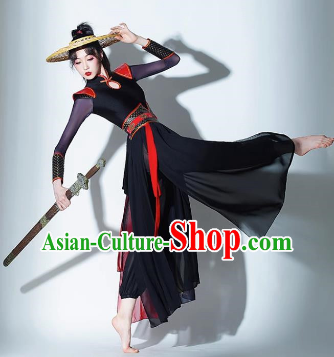 Sword Dance Costume Chivalrous Hanfu Female Ancient Costume Chivalrous Style Female Huo Yuanjia Chivalrous Line Chinese Style Jazz Dance Costume