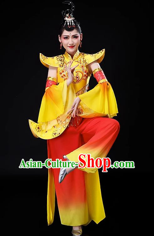 Xinjiang Dance Costumes Dunhuang Dance Costumes Classical Dance Thousand Handed Avalokitesvara Costumes Chinese Drumming Costumes Women