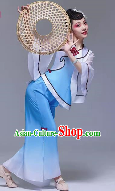 Classical Dance Performance Costume Gauze Square Dancer Hat Dance Costume Drizzle House Front Performance Costume