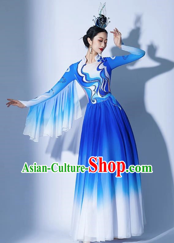 Women Elephant Landscape Costumes Chang An Fantasy Night Dance Costumes Modern Dance Costumes Opening Dance Classical Dance Costumes