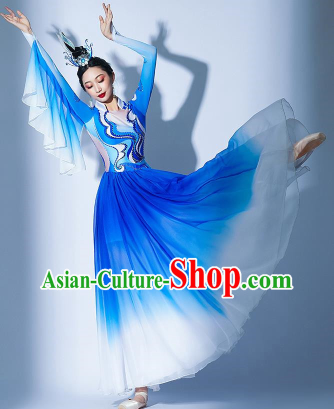 Women Elephant Landscape Costumes Chang An Fantasy Night Dance Costumes Modern Dance Costumes Opening Dance Classical Dance Costumes