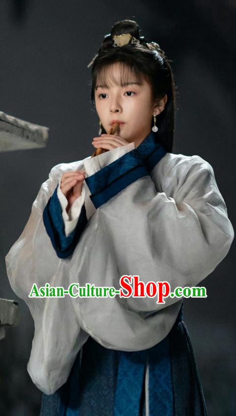 China An Ancient Love Song Yi Hua Dresses TV Series Palace Lady Hanfu Clothing Ancient Princess Costumes