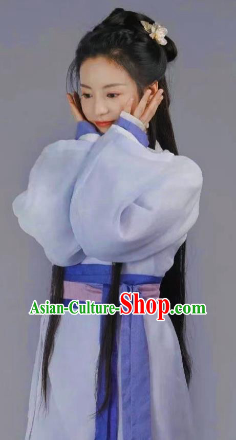 China Ancient Palace Lady Costumes TV Series An Ancient Love Song Lu Yuan Dresses Noble Woman Hanfu Clothing