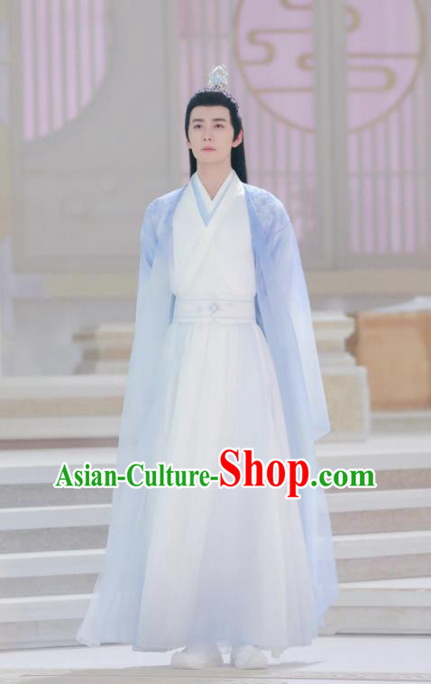 Chinese Xian Xia Drama Lord Xuan Shang Costumes Ancient Divine King Clothing